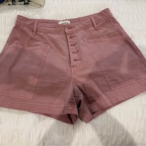 Pistola High Waist Shorts with Structured Design